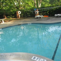 White pool plaster for this commercial pool in Atlanta.