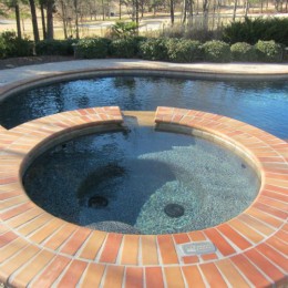 Notice the detail in this brick coping - pefect!  - Braselton, GA
