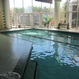 'New Lane lines, white plaster, and gutter seal for this Vinings health club pool!
